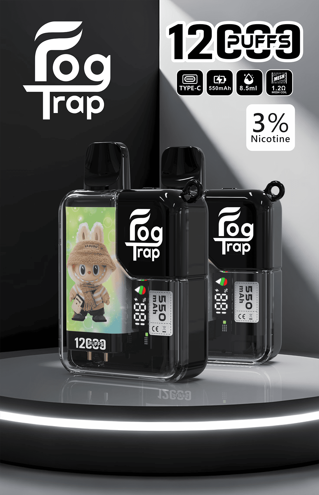 蠟筆小新 × LABUBU 12,000 口 Fog Trap 旗艦級聯名主機、潮玩粉絲必收精品 買 10 送 1 震撼回饋、平均單價挑戰市場最低 智能油電雙顯示螢幕 台灣現貨:圖片 2